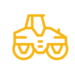 Road Work & Paving Grading and Excavation Icon
