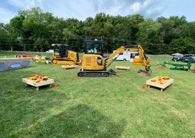 Comer Construction display at the National Night Out in Harford County