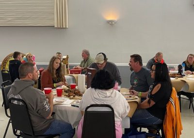 Enjoying food during the 2021 Employee Appreciation Event