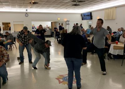 Employees dancing during the 2021 Employee Appreciation Event