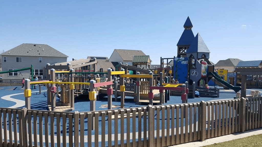 Angel Park in Perry Hall, Maryland after construction