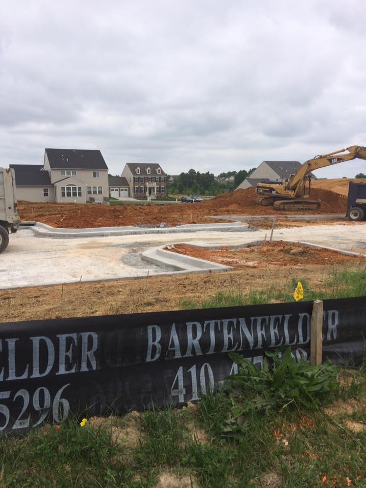 Curb and gutter installation in Perry Hall, Maryland