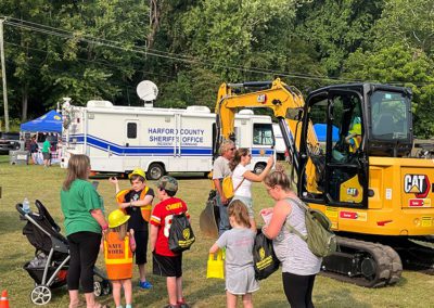 Comer Construction at Harford County National Night Out 2023