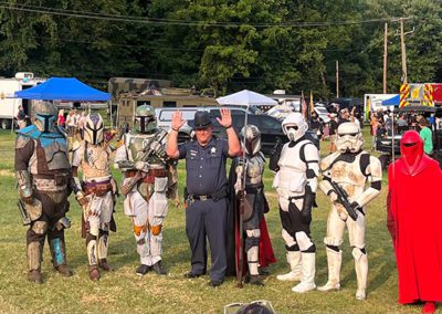 Comer Construction at Harford County National Night Out 2023