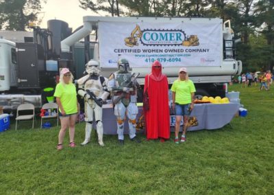 Comer Construction at Harford County National Night Out 2023