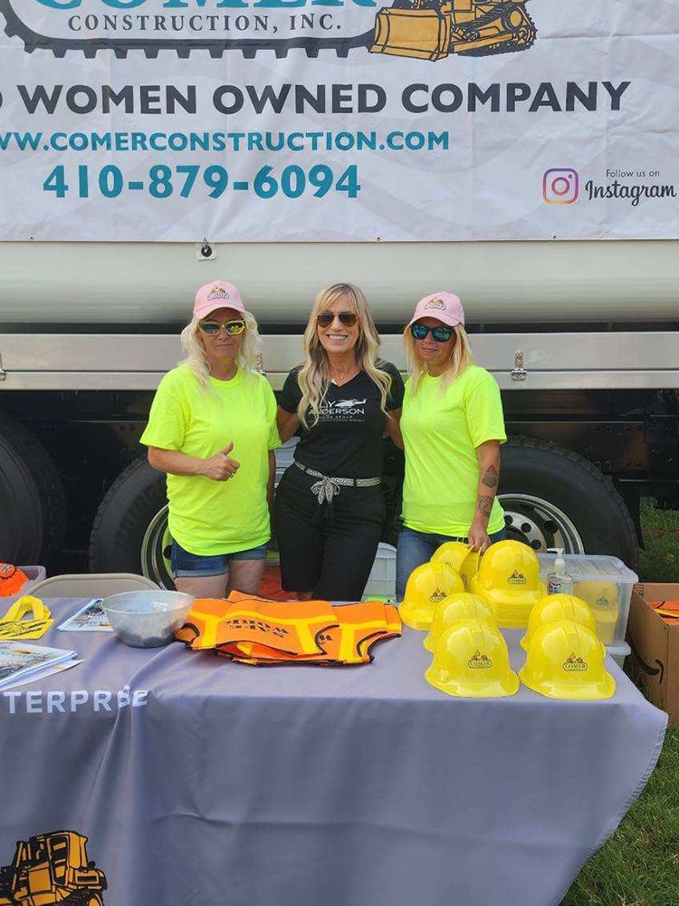 Comer Construction at Harford County National Night Out 2023