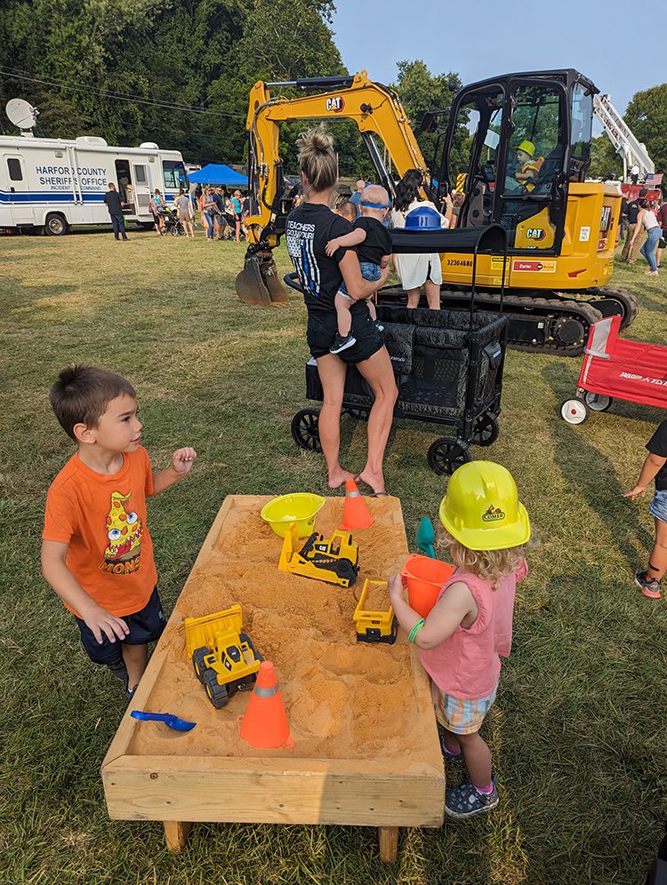 Comer Construction at Harford County National Night Out 2023