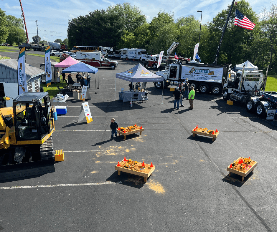 Touch-A-Truck Rising Sun 2024 Corn hole game