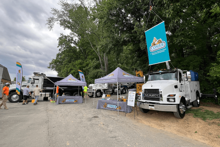 Comer Construction at 2023 Rising Sun Touch a Truck Event