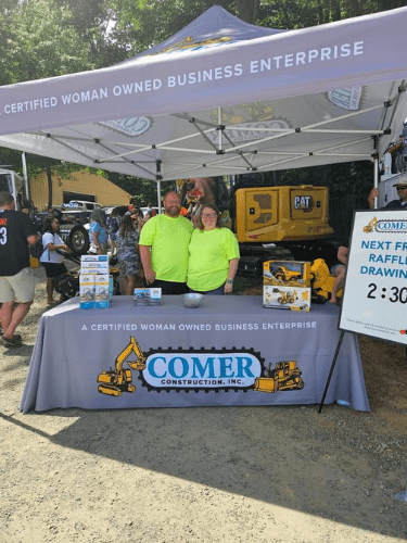 team at touch-a-truck event
