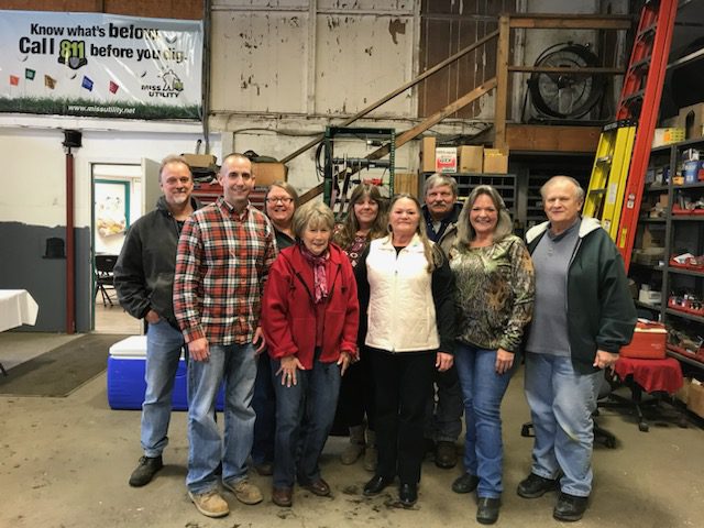 Charles Petr with coworkers