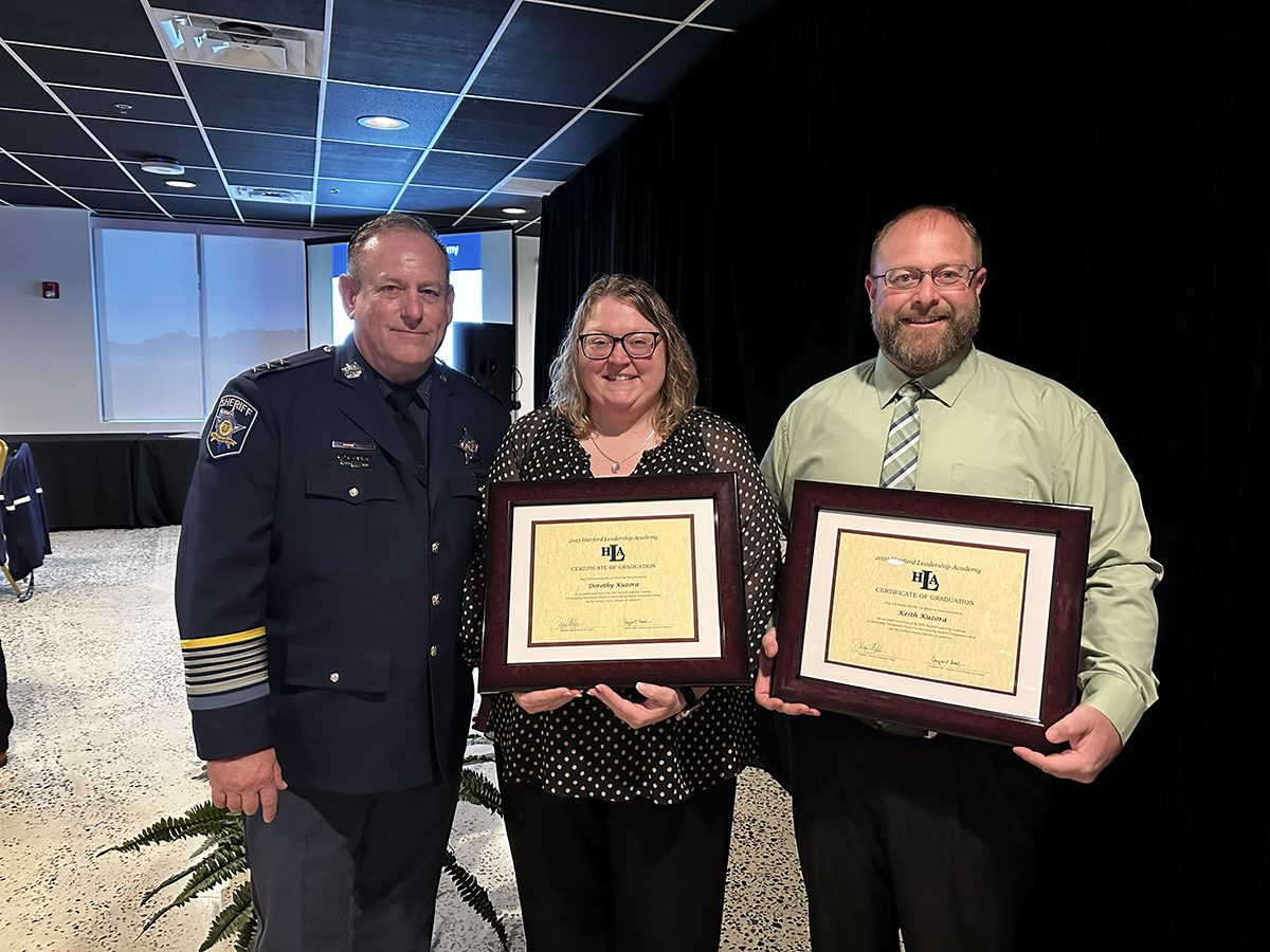 Dorothy and Keith at the Harford County Leadership Graduation
