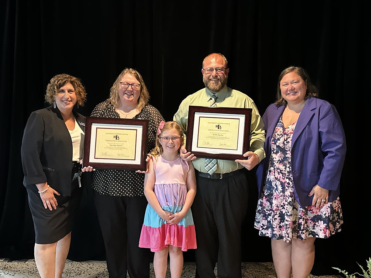 Dorothy and Keith at Harford Leadership Academy Graduation