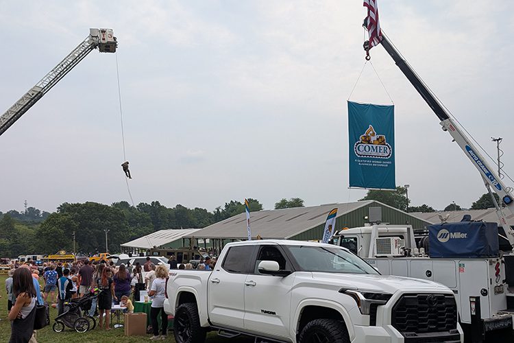 Comer at National Night Out