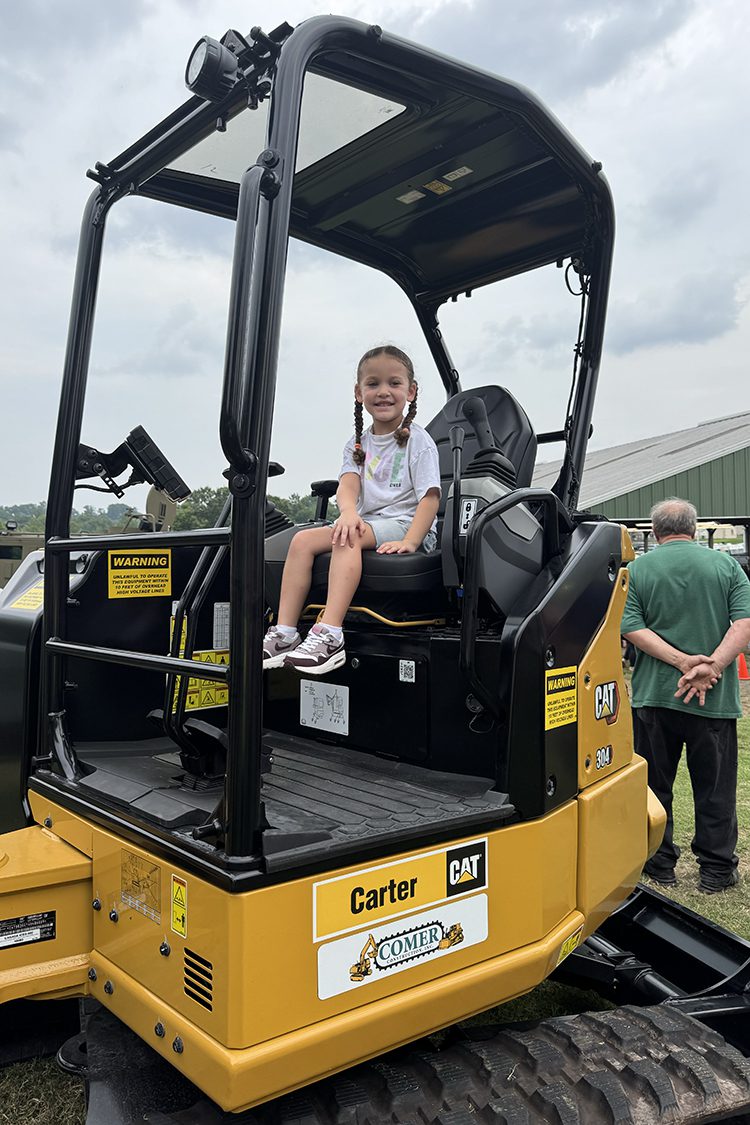 Comer equipment at National Night Out
