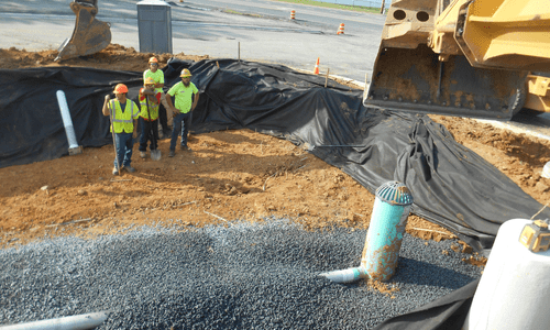 SIte preparation at Sheetz Harford County